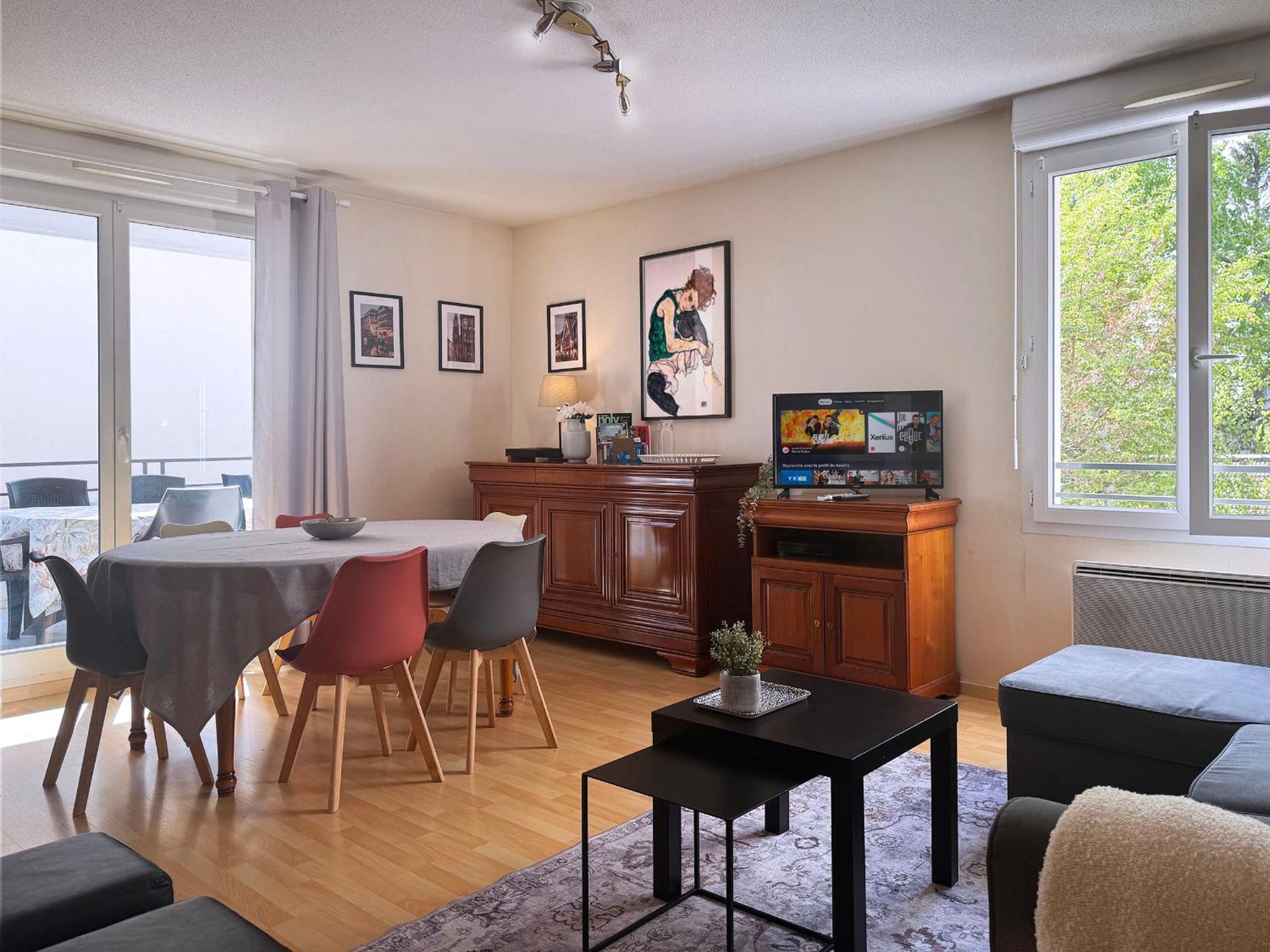Apartament Joli 3P Avec Terrasse Et Garage Proche Centre Strasburg Zewnętrze zdjęcie